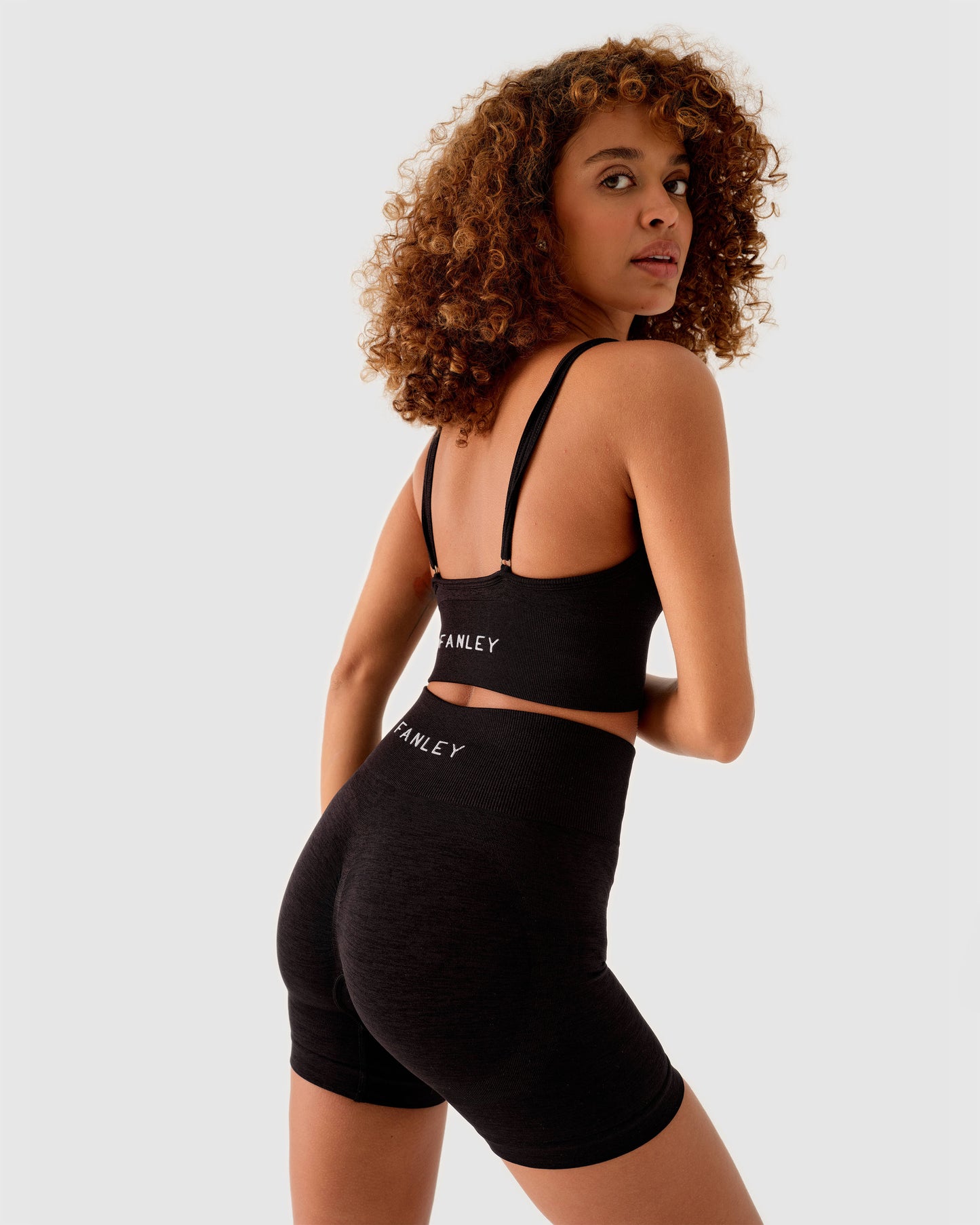 V-Neck Bra Schwarz