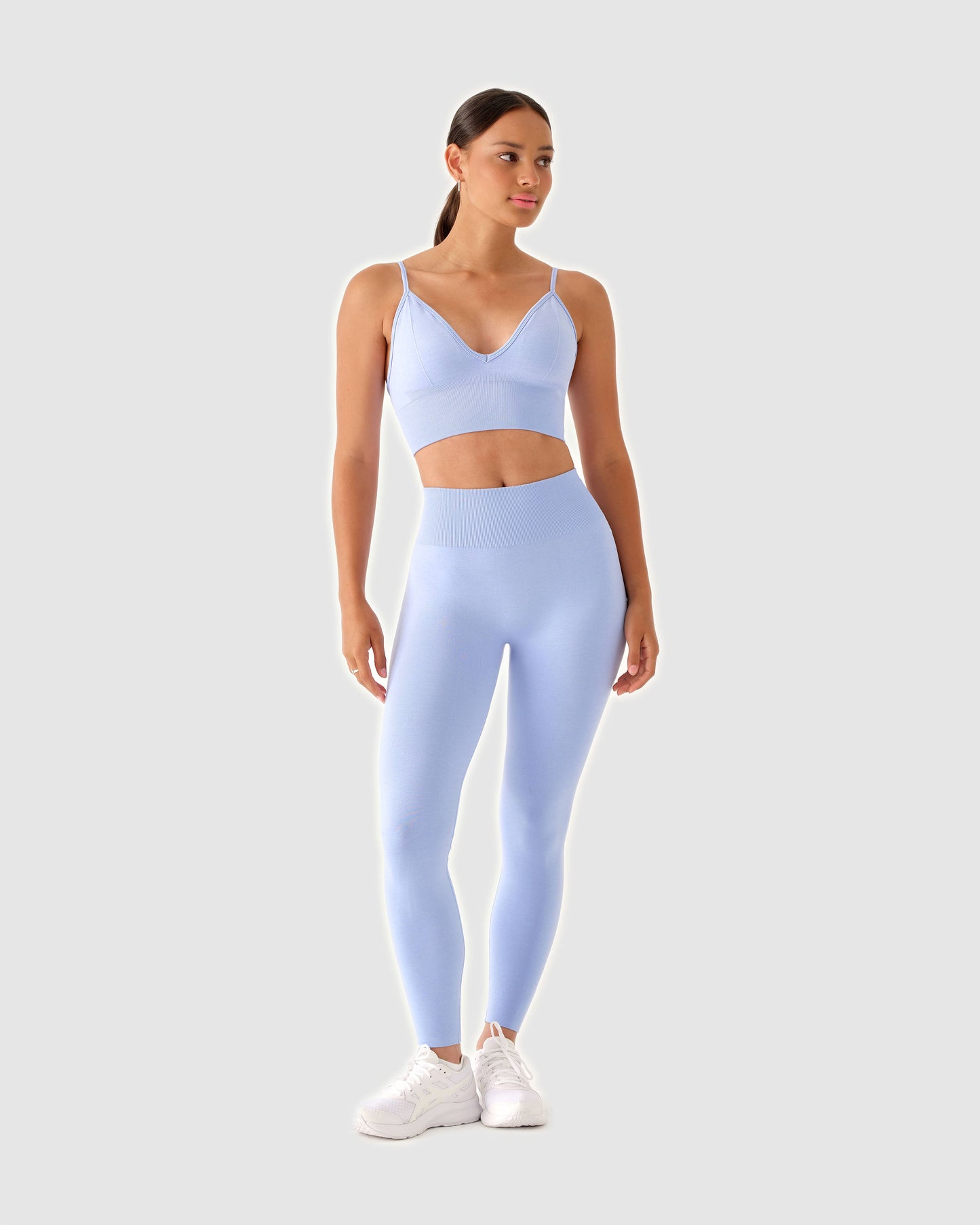 V-Neck Bra Babyblau