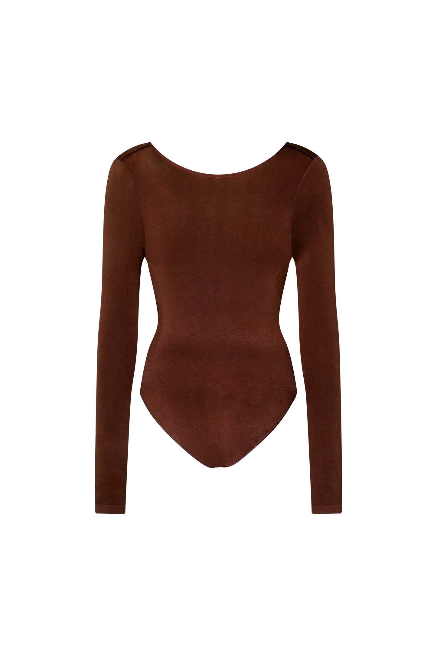 Shapewear Longsleeve Bodysuit Dunkelbraun