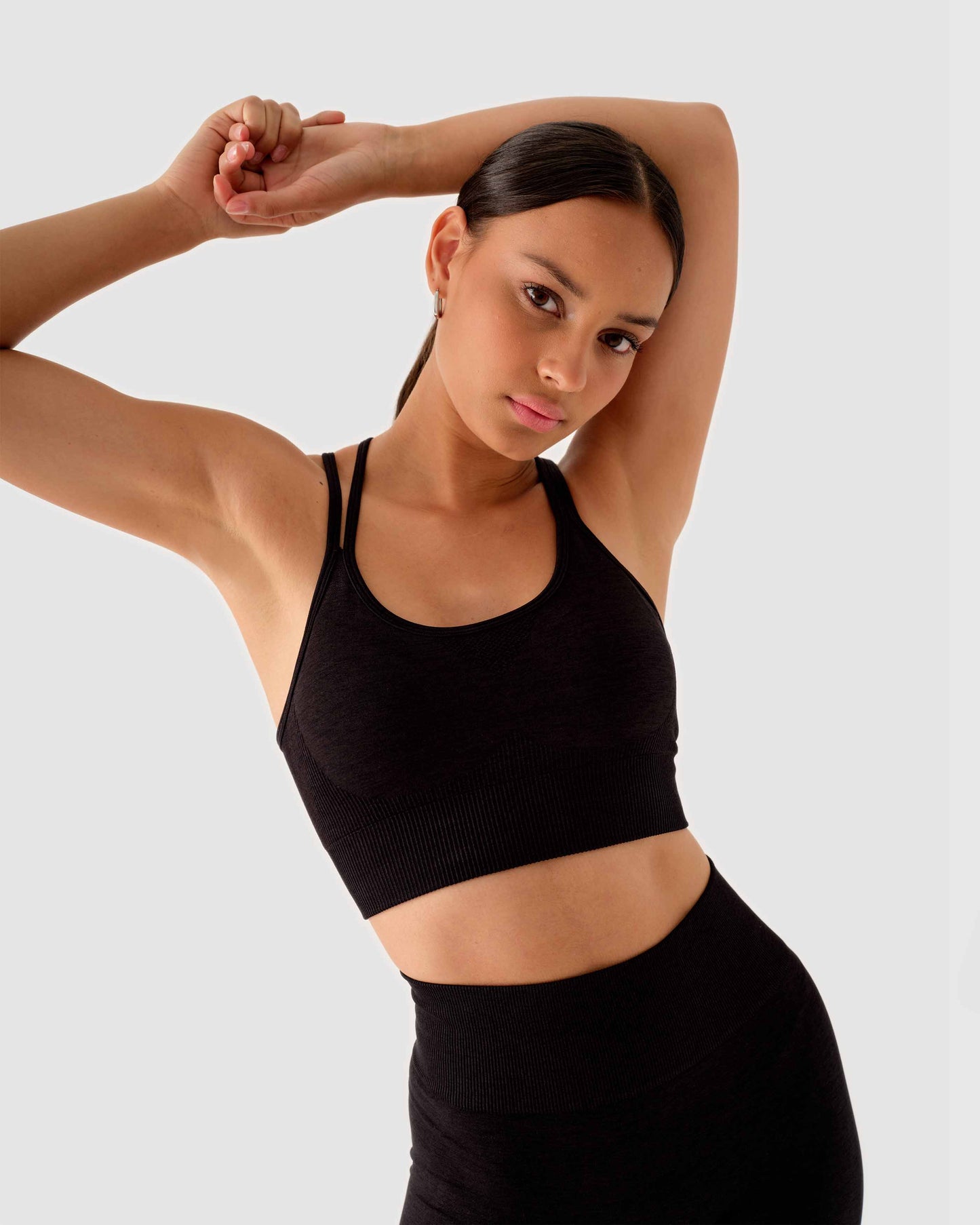 Strappy Back Bra Schwarz