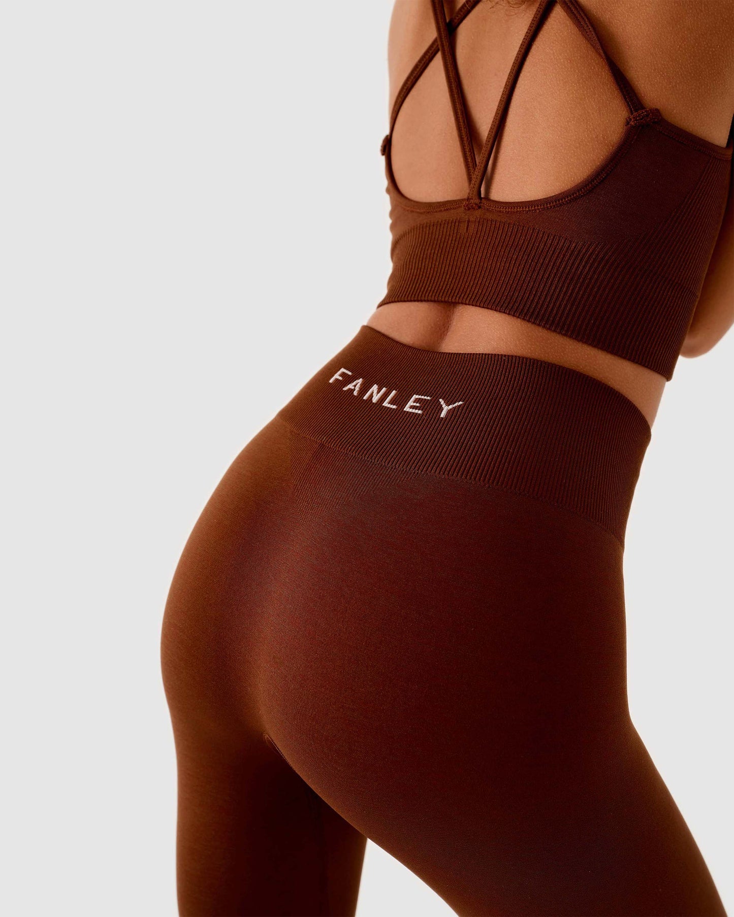 Essential Seamless Leggings Dunkelbraun