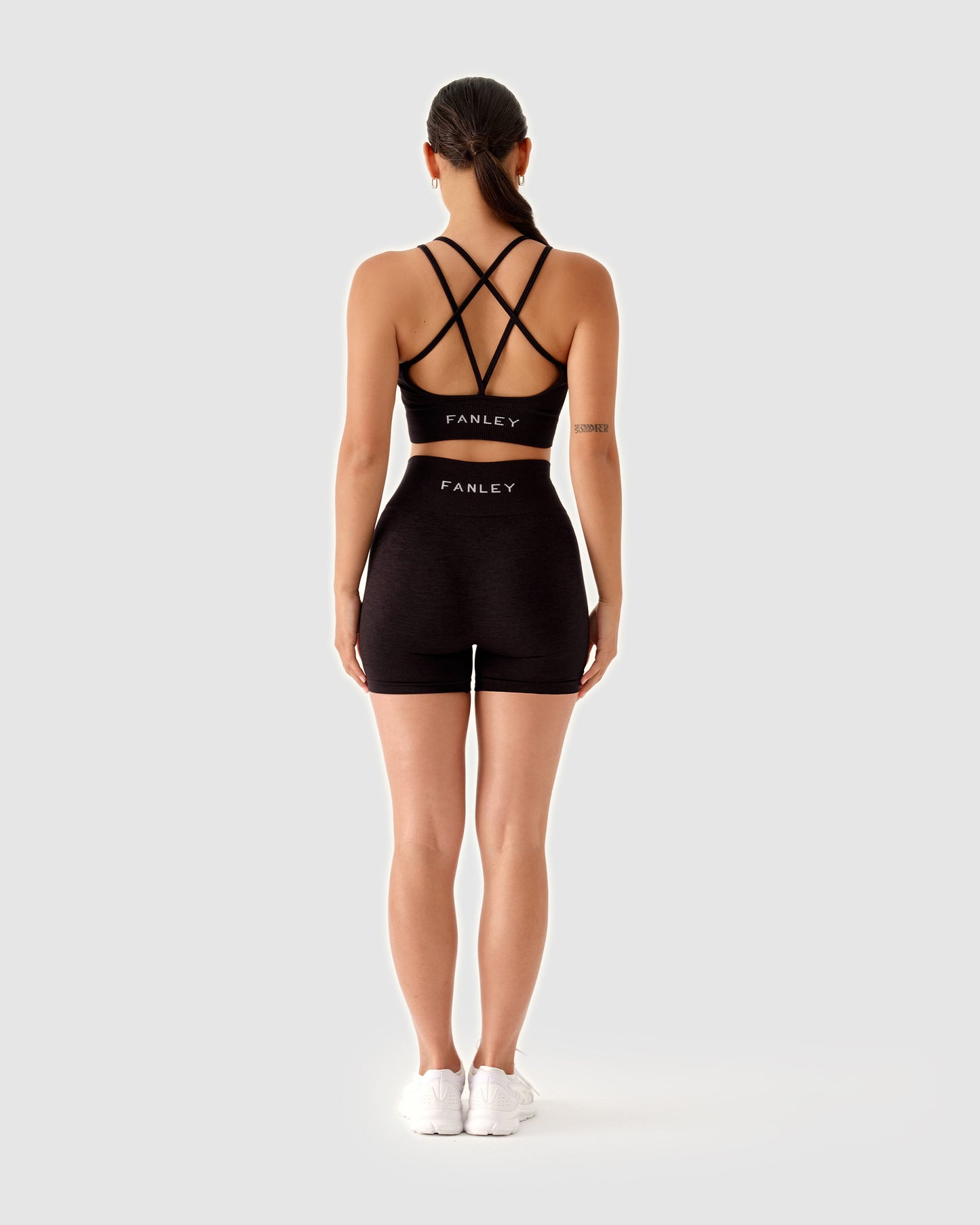 Strappy Back Bra Schwarz