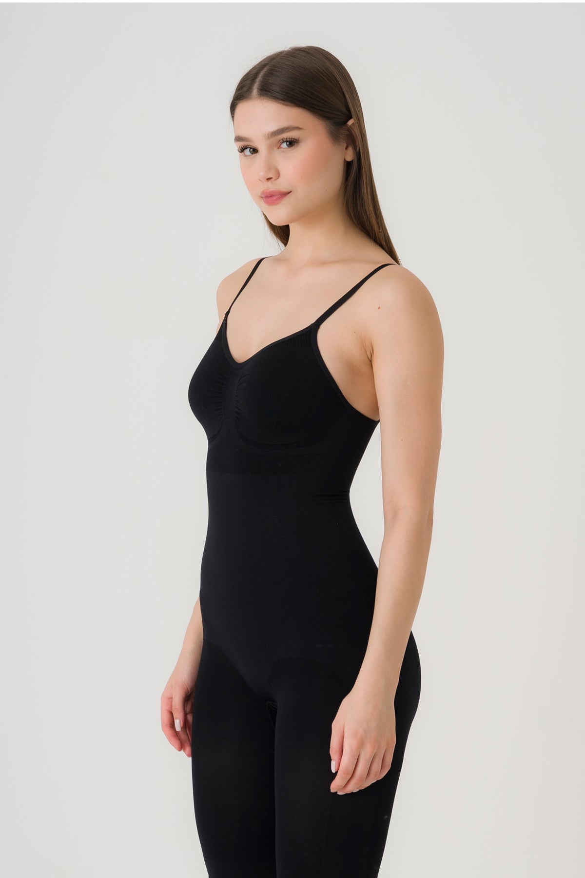 Shapewear Bodysuit mit Shorts Schwarz