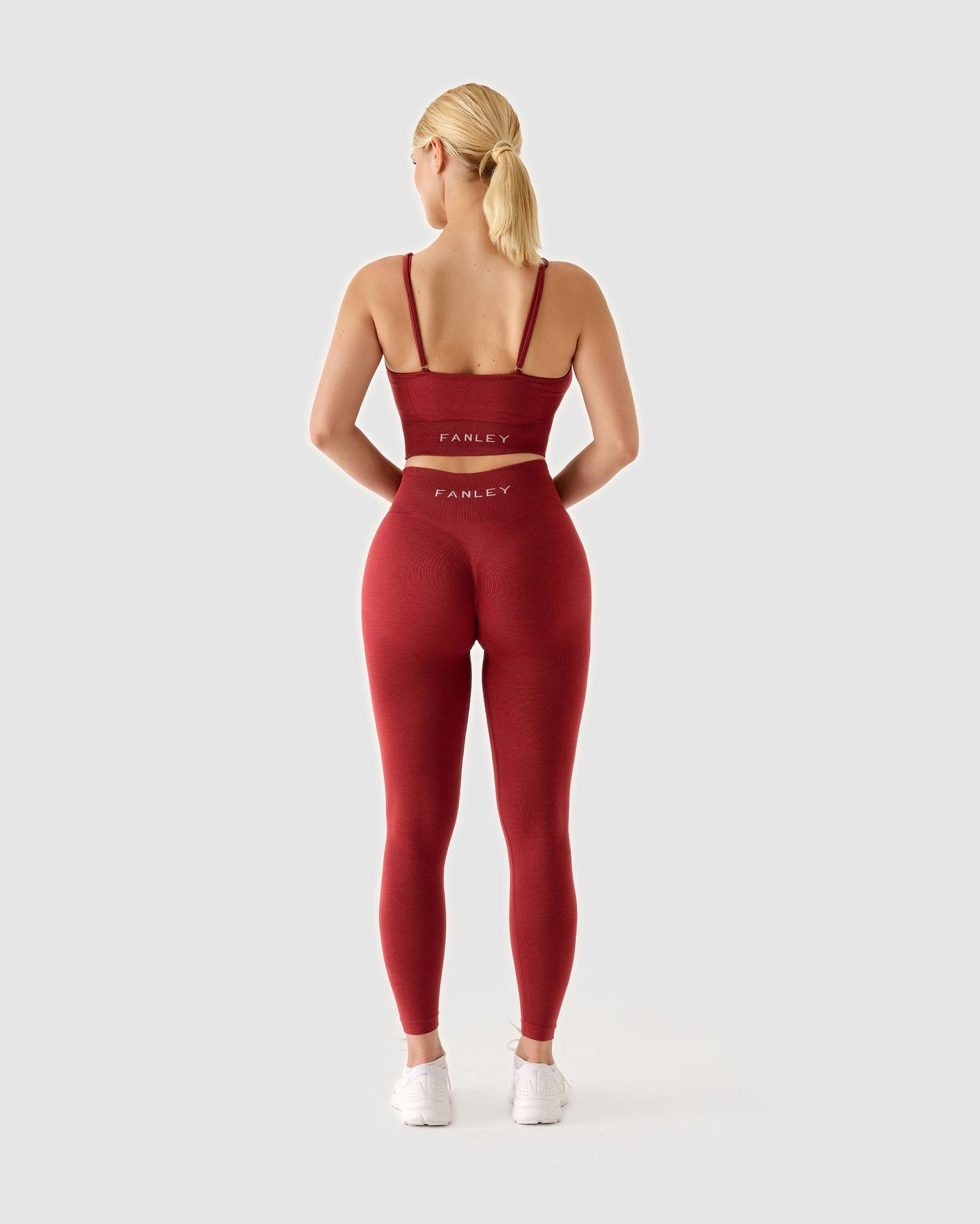 Scrunch Seamless Leggings Weinrot